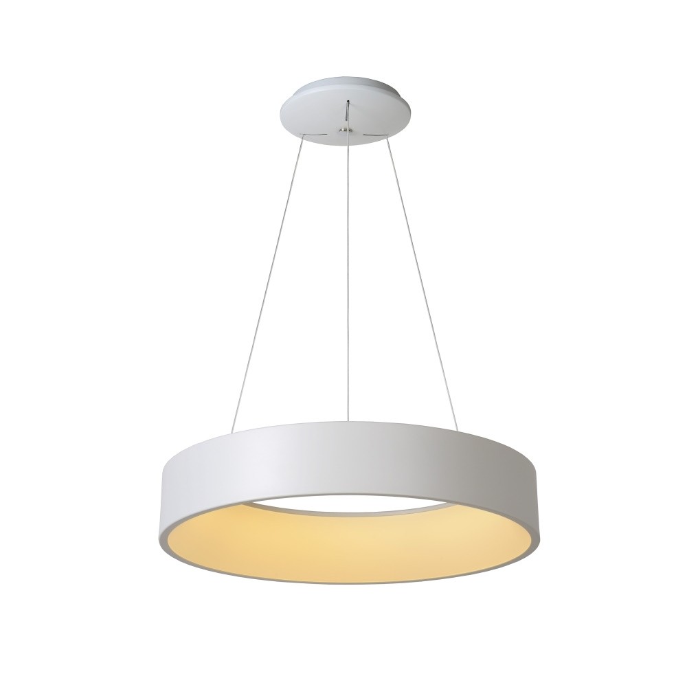 Lampadario sospensione 42w lineare orizzontale design minimal moderno nero  luce led bianco calda