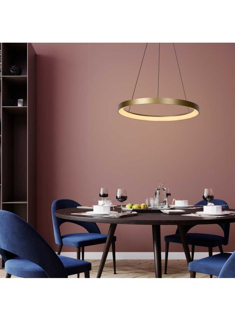 Lampadario LED a sospensione, luce dimmerabile, lampada da soffitto  regolabile in altezza per cucina, luce calda