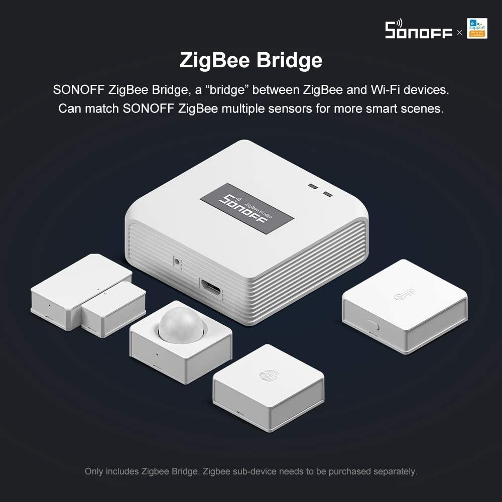 Sonoff zigbee zb bridge smart hub intelligente wifi gateway supporto doppio controllo multi-dispositivo compatibile ios android