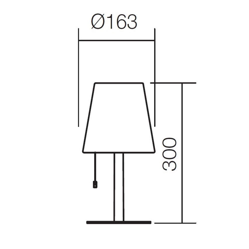 Lampada da Tavolo USB da Interno a LED SMD in Metallo Nero Opaco