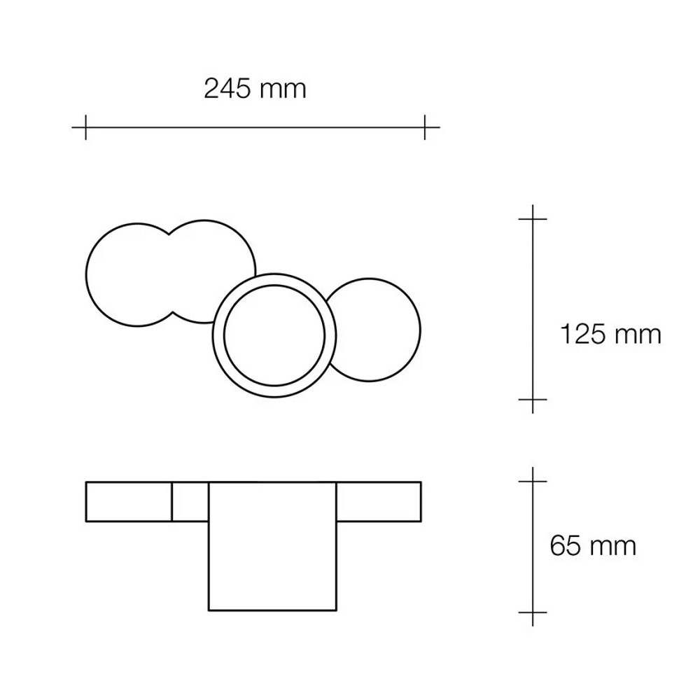 Plafoniera quadrata cubo gesso bianco pitturabile sforzin mylasa