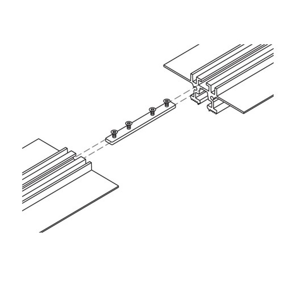 Giunzione lineare gea led per profilo in alluminio liverpool