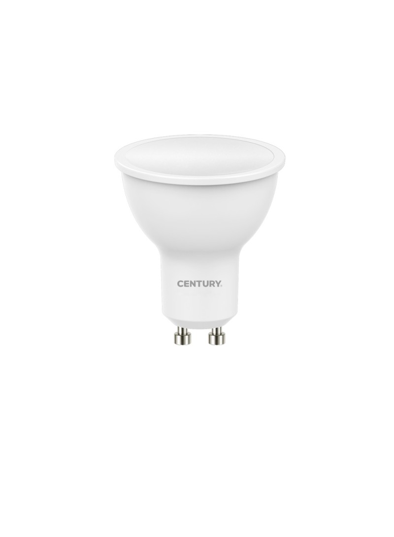 Lampadina century gu10 led spot multiled 110° 7w vari colori luce COLORE  LUCE 3000K LUCE CALDA