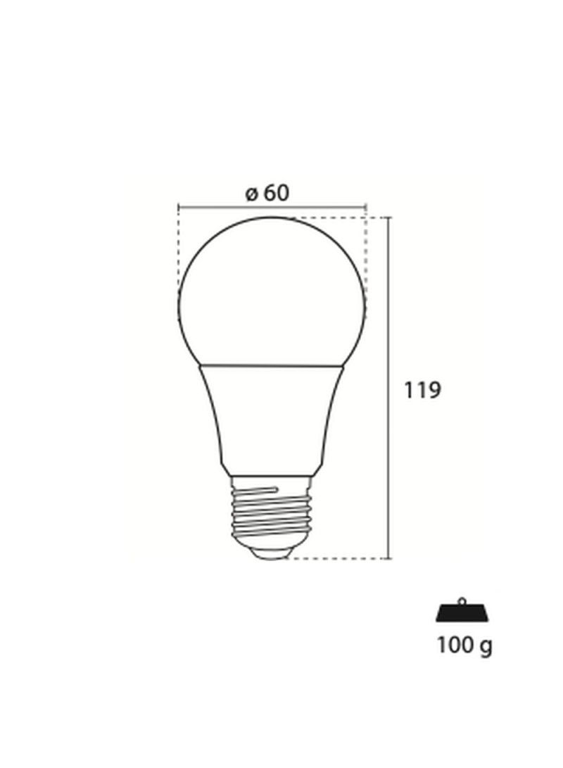 Lampadina globo LED a bassa tensione 5W, E27, 3000K, 12-24V AC/DC