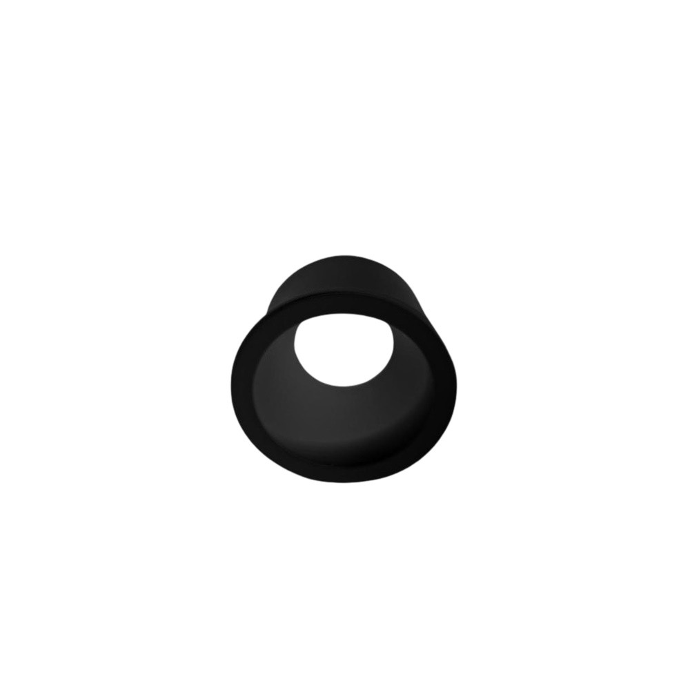 Ghiera rotonda colore nero per puntoluce led minipost innovatech